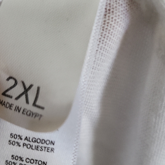 Favorite Daughter White Short Sleeve V-Neck T-Shirt with Blue Text - Picture 5 of 6